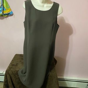 Liz Claiborne size 12p olive dress